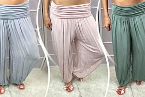Dámské bavlněné harémové kalhoty + osobní odběr zdarma