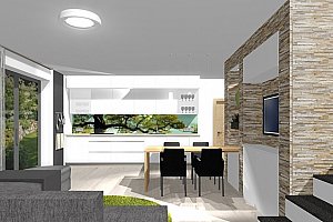 3D návrh interiéru jedné místnosti + konzultace od studia IF Design