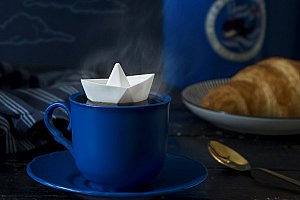 Sítko na čaj papírová loďka