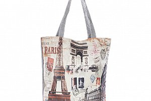 Fashion Icon Plátěná taška velkoměsta Paris Effelovka
