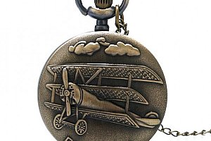 Kapesní retro hodinky - Letoun Fokker Dr.I a poštovné ZDARMA!