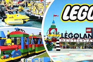 Jednodenní zájezd do Legolandu pro 1 osobu, jízda na vlnách, Lego City, autoškola, Duplo Express.