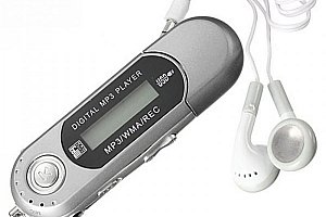 MP3 přehrávač podporující paměť až 32 GB - stříbrná barva a poštovné ZDARMA s dodáním do 2 dnů!