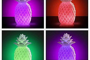 Svíticí silikonový ananas