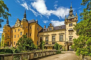 Relax v honosném prostředí polského zámku Kliczków s wellness neomezeně a polopenzí