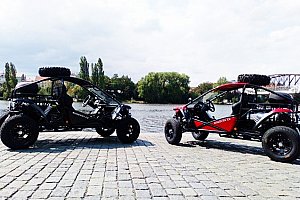 Jízda pro 1 v buggy upravené pro silniční provoz v Praze a okolí