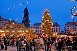 Výlet na adventní trhy a nákupy v Drážďanech v Německu