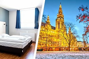 Ubytování ve Vídni se snídaní - na výběr ze dvou hotelů. Dvě děti do 17 let zdarma.