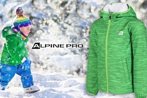 Dětská zateplená bunda Alpine Pro Baltazaro, velikosti 92-170