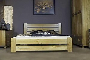 Kvalitní postele z masivního borovicového dřeva v 5 rozměrech