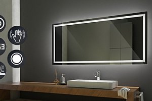 Koupelnová zrcadla s led podsvícením od známé belgické firmy AGC