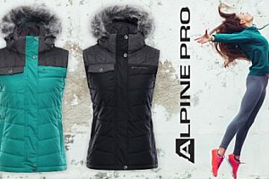Dámská vesta Alpine Pro Adylanna, velikosti XS-XXL