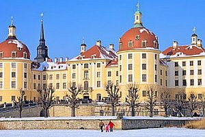 Drážďany: trhy a návštěva zámku Moritzburg (z pohádky Popelka)