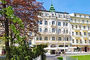 3 nebo 6denní wellness pobyt s plnou penzí pro 2 v hotelu Polonia v Mariánských Lázních