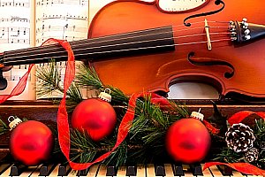Vánoční koncert ve Smetanově síni v Obecním domě. Vstupenka na koncert pro jednu osobu.