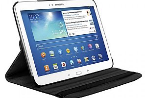 Bílé otočné pouzdro na tablet Samsung Galaxy Tab 10.1