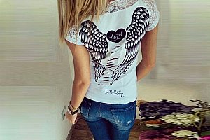 Dámské tričko s křídly Angel!