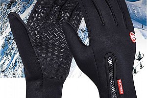 Unisex zimní rukavice na dotykový displej