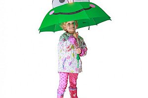 Dětský deštník s motivem žabky