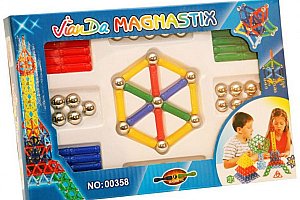 Magnetická stavebnice Magnastix 84 ks