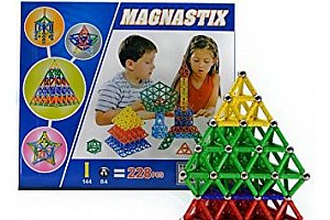 Magnetická stavebnice Magnastix 228 ks
