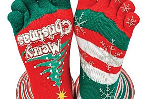Vánoční palcové ponožky