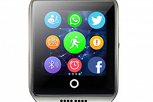 Ziskoun smartwatch Q18 s integrovanou kamerou SMW0003 Barva: Stříbrná