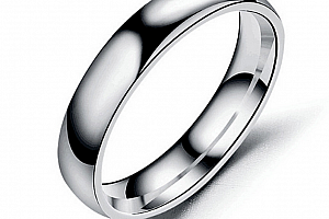 Prsten z chirurgické oceli- Classic- stříbrný SR00004 Velikost: 7