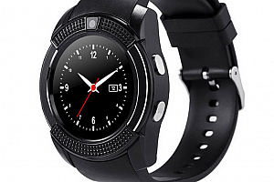 Chytré hodinky V8 s kamerou a slotem na sim kartu- 4 barvy SMW00026 Barva: Černá
