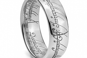 Prsten moci z Pána prstenů z chirurgické oceli- stříbrný SR000056 Velikost: 6