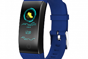 Voděodolný fitness náramek QW18 s barevným displejem- 4 barvy SMW00029 Barva: Modrá