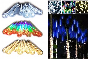 LED světelné rampouchy – 3 barvy – 30 cm
