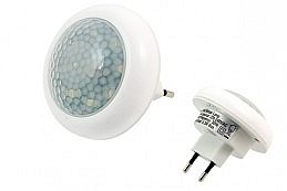 Noční LED světlo 230V s pohybovým a soumrakovým čidlem