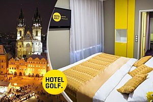Romantický pobyt v Hotelu Golf**** v Praze na 3 dny pro dva