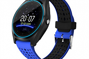 Smartwatch V9- 6 barev SMW38 Barva: Modrá- spodní černá