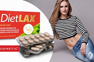 Doplněk stravy DietLAX 108 tablet pro zdravé a rychlé trávení