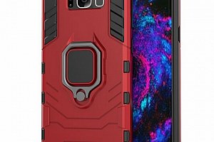 Odolný obal pro Samsung S8 se stojánkem PZK1 Barva: Červená