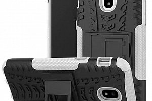 Pevný zadní kryt pro Samsung J5-2017 se stojánkem PZK2 Barva: Bílá
