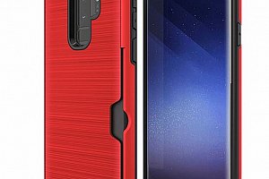 Hybridní zadní kryt pro Samsung S9+ PZK5 Barva: Červená