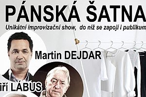 Show Pánská Šatna s Dejdarem, Lábusem a dalšími herci 3.2. v Olomouci