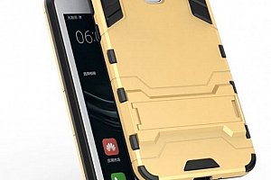 Army pevný zadní kryt se stojánkem pro Huawei P10 Lite PZK23 Barva: Zlatá