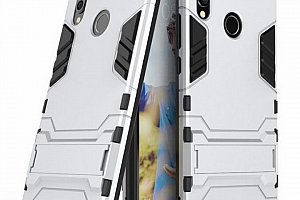 Army pevný zadní kryt se stojánkem pro Huawei P20 Lite PZK25 Barva: Stříbrná