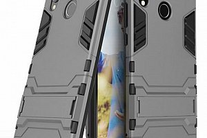 Army pevný zadní kryt se stojánkem pro Huawei P20 Lite PZK25 Barva: Šedá