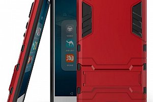 Army pevný zadní kryt se stojánkem pro Huawei Y6 Prime 2018 PZK27 Barva: Červená