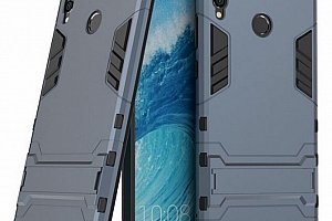 Army pevný zadní kryt se stojánkem pro Honor 8X Max PZK31 Barva: Modrá