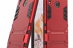 Army pevný zadní kryt se stojánkem pro Huawei Nova 3 PZK32 Barva: Červená