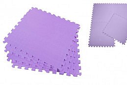 EVA Pěnový koberec 60 x 60cm - 4 ks, fialová, 3085