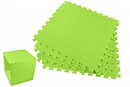 EVA Pěnový koberec 60 x 60cm - 4 ks, zelená, 2885