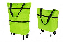 Nákupní taška na kolečkách 48x27cm, zelená, AG392