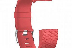 Náhradní silikonový řemínek pro Fitbit Charge 2 -hodinkové zapínání SWB13 Barva: Červená